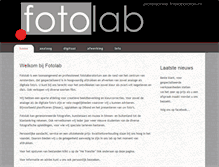 Tablet Screenshot of fotolab.nl