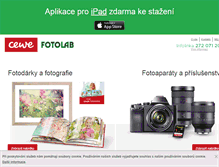 Tablet Screenshot of fotolab.cz